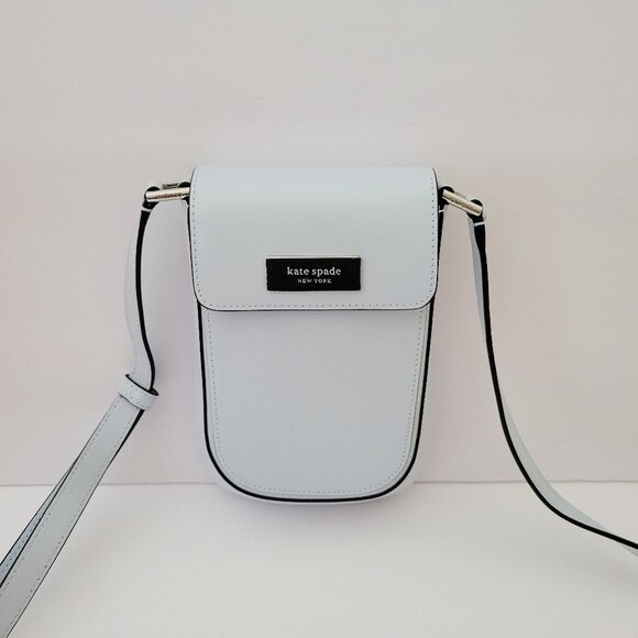 Kate Spade KB771 Sam Icon Spazzolato Leather Flap Phone Crossbody Watercolor - Picture 1 of 6